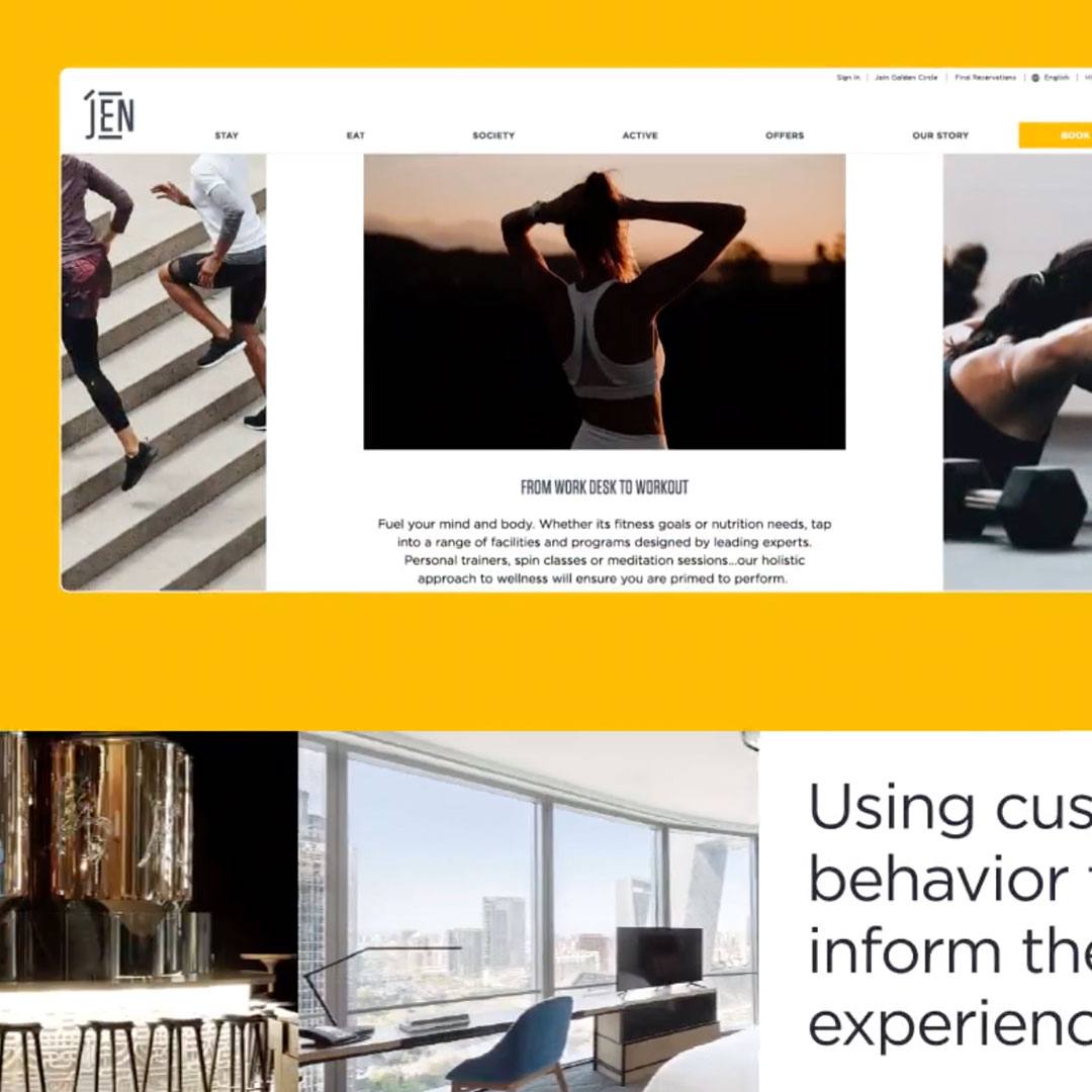Web App Designed for Hotel Jen